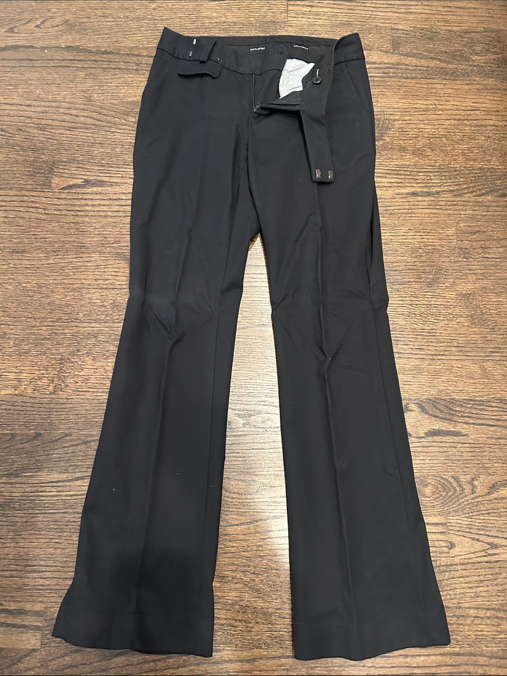 Banana Republic Black womens Dress Pants size 0. “Stretch “ Martin Fit